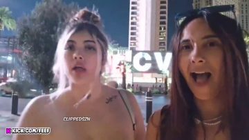 Kick streamer got flashed by a random girl in Vegas! (video)